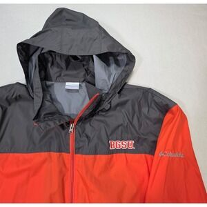 Bowling Green Falcons Columbia Jacket Mens 2XL Hooded Full Zip Windbreaker